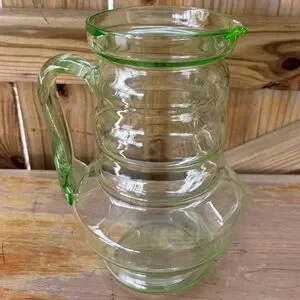 Dunbar | Dining | Vintage Dunbar Rings 11412 Green Depression Art Deco ...